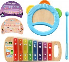 LeapFrog Tapping Colours FSC certified wood2-in-1 Xylophone